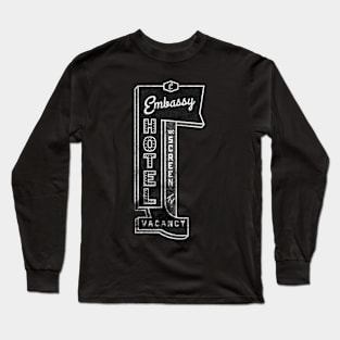 Embassy hotel screen Long Sleeve T-Shirt